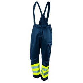 Pantaloncini da lavoro, segnalazione, blu navy, taglia S