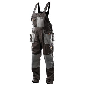 Pantaloni da lavoro con bretelle, taglia L/52