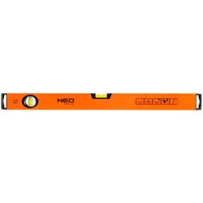 Livella in alluminio, 2 fiale, superficie inferiore fresata 60cm