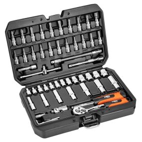 Socket set 1/4", 53 pcs set